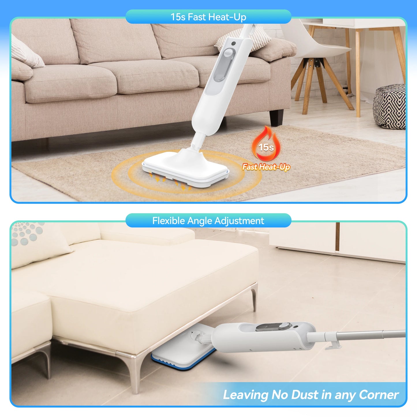 INSE F2 Power Steam Mop High Temperature Cleaning Pro