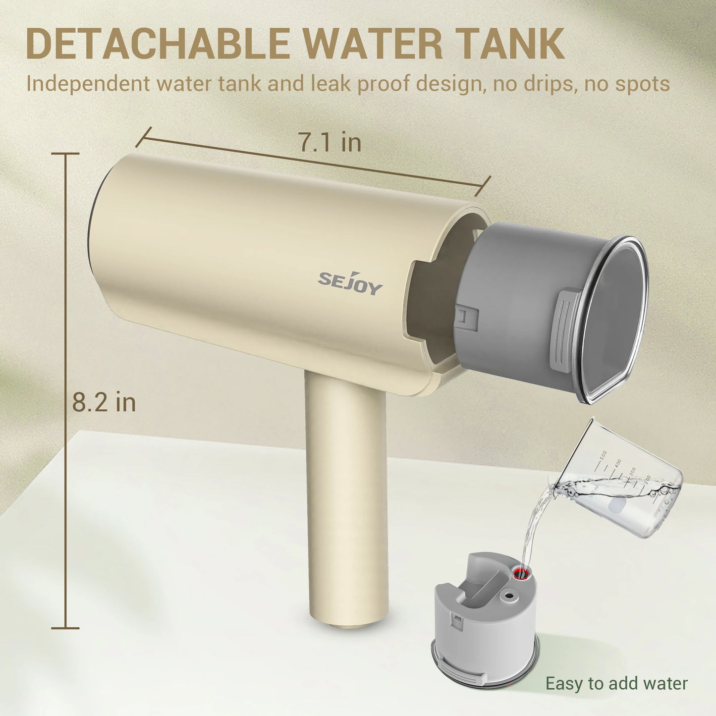 Sejoy 110V 220V 1000W Handheld Garment Steamer Portable