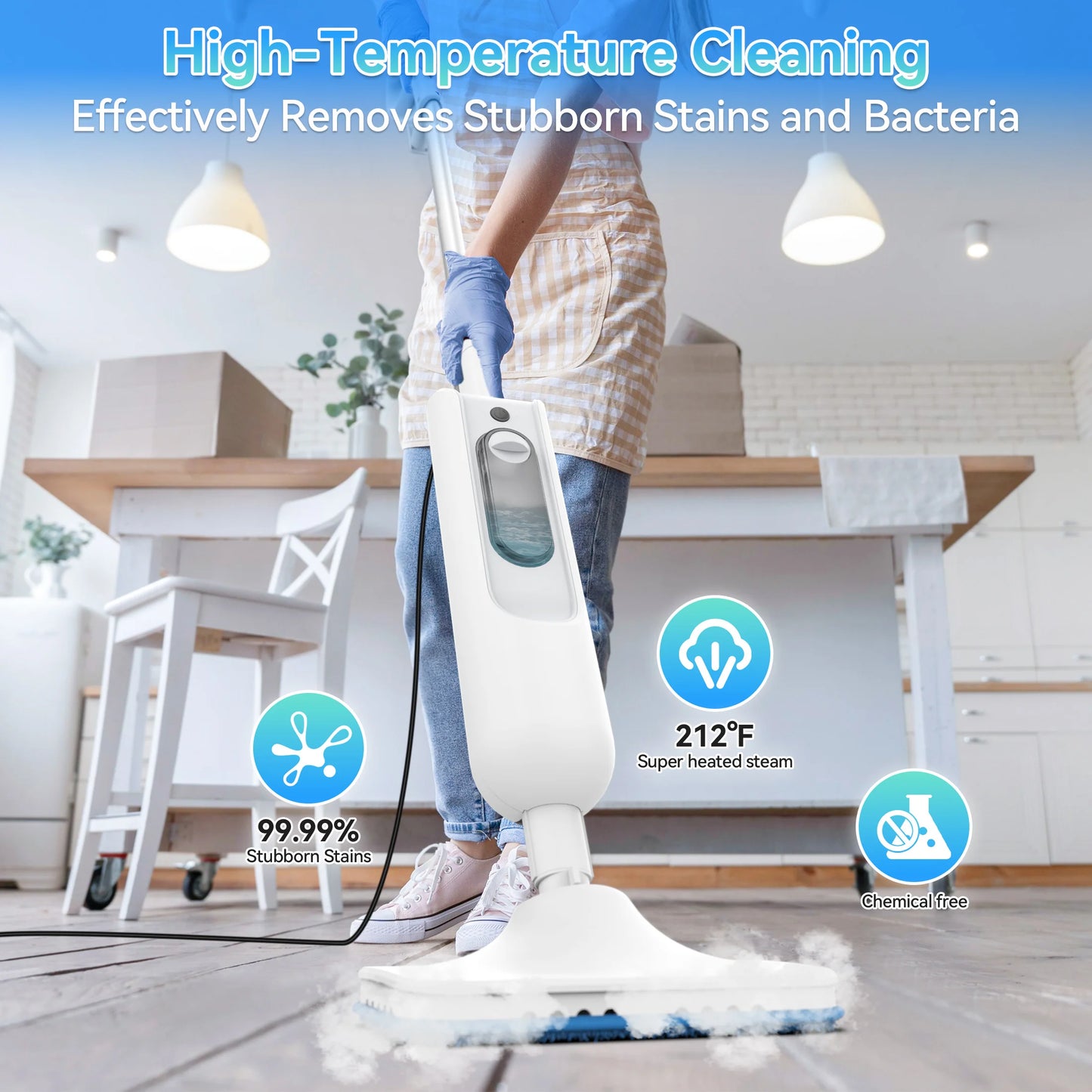 INSE F2 Power Steam Mop High Temperature Cleaning Pro