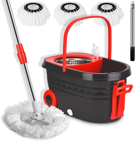 CN Zhejiang 360 Degree Spin Mop Bucket System Extendable Handle